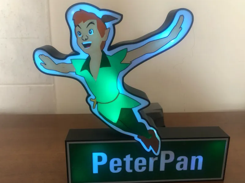 Peterpan scatola luminosa-lamapada led usb