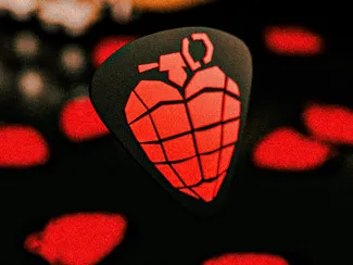Green Day Guitar pick 3D logo