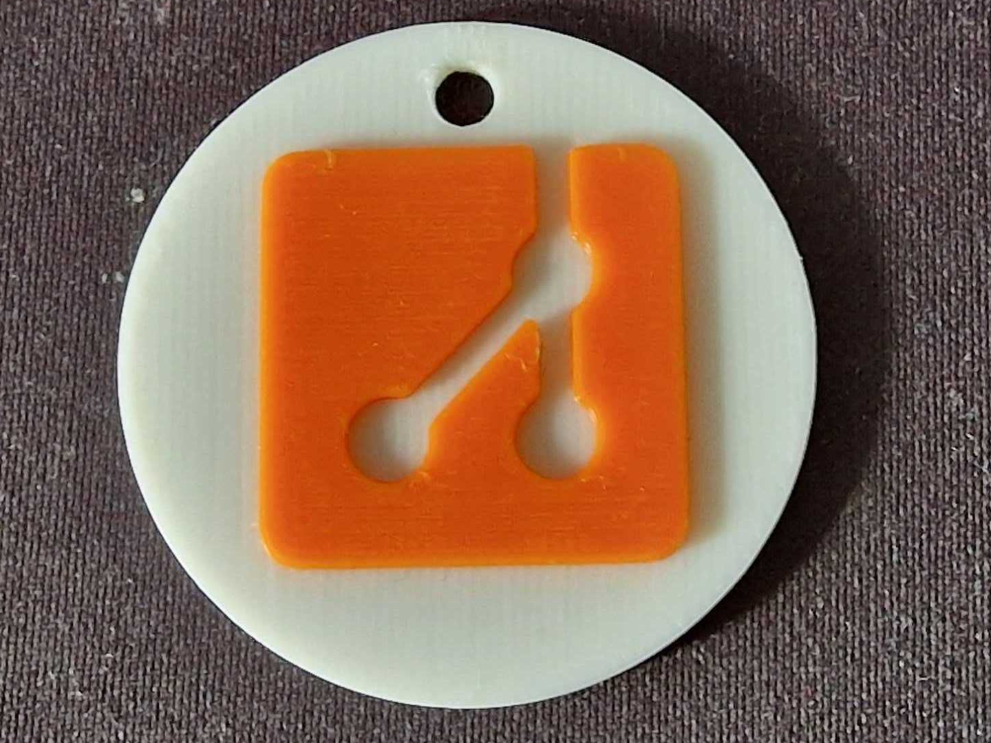 Git Logo Keyring