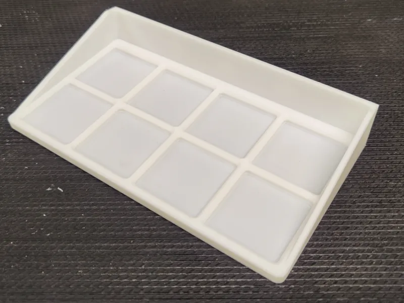 Gridfinity Baseplate 4x2 für Küpper Lochwände