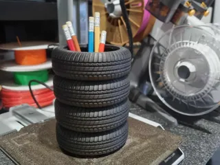Tire pen organizer Bridgestone pencil holder box