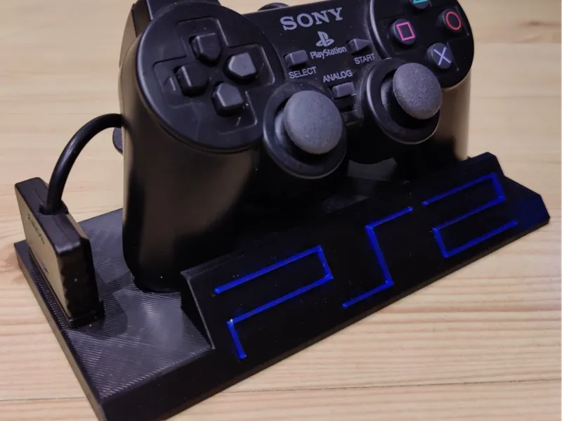 PS2 Controller Stand With Playstation 2 Logo (AMS)