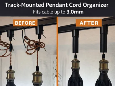 Cord storage part for pendant light
