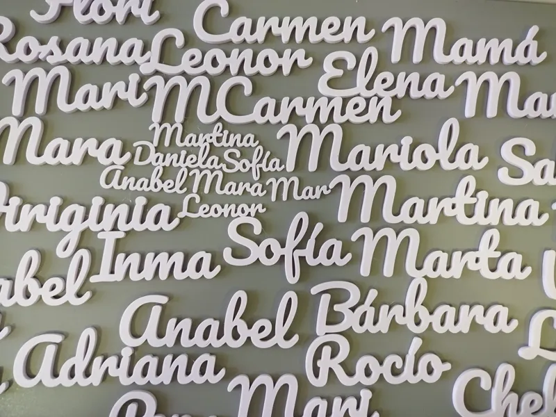 Nombres en español