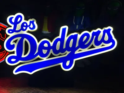 Los Dodgers Light Box 