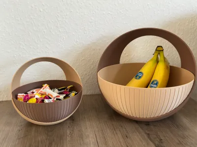 Fruit and Candy Bowl Boho Japandi Style