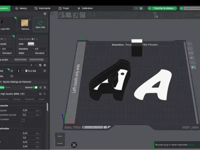ALPHABET LED A 12 CM 