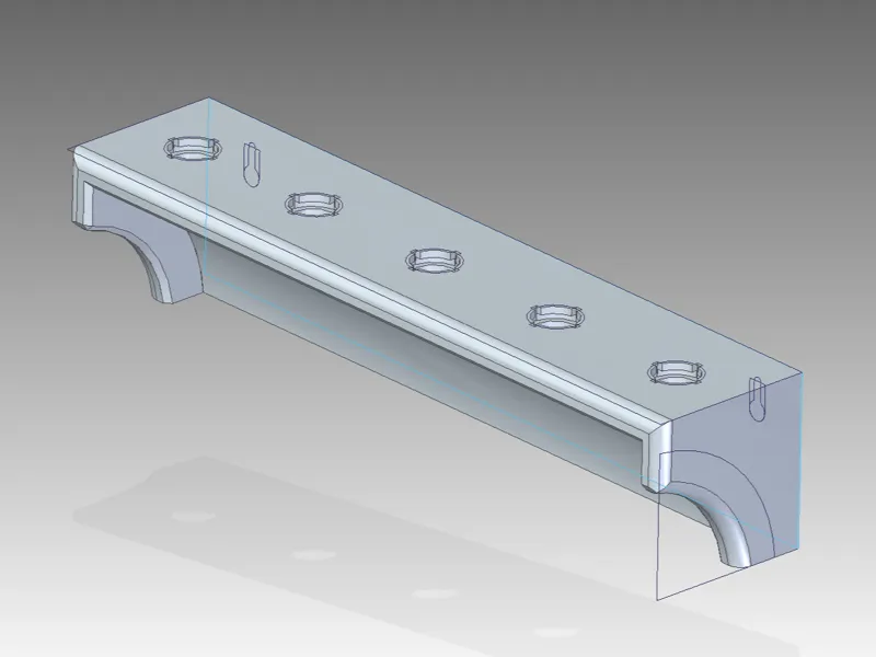 Forstnerbohrer wand halter / Forstnerboher Mount