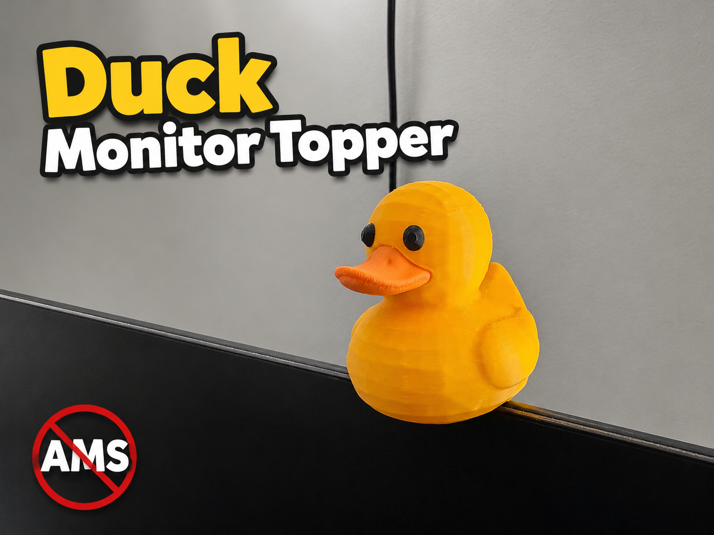 Duck Monitor Topper