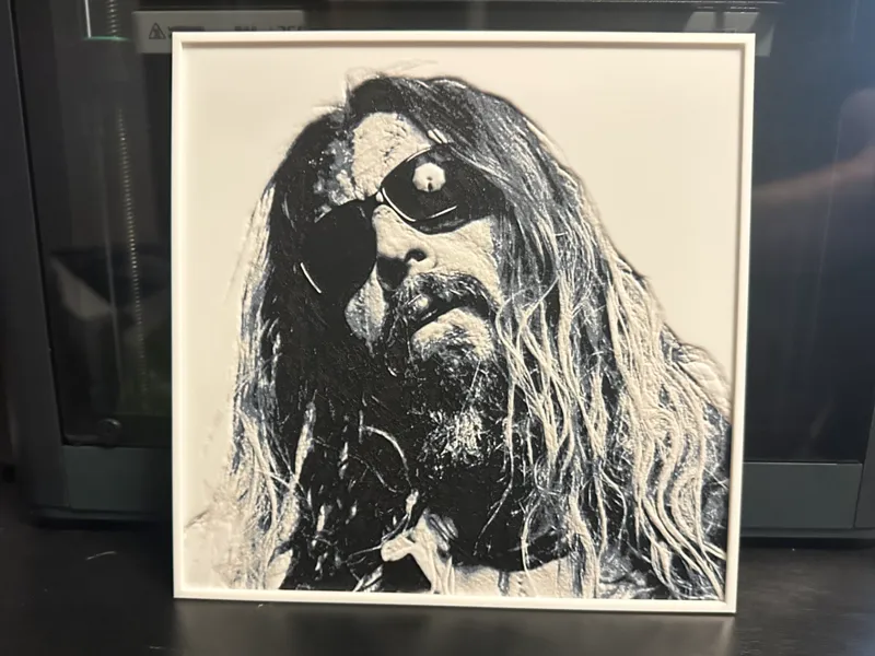 Rob Zombie Hueforge Poster