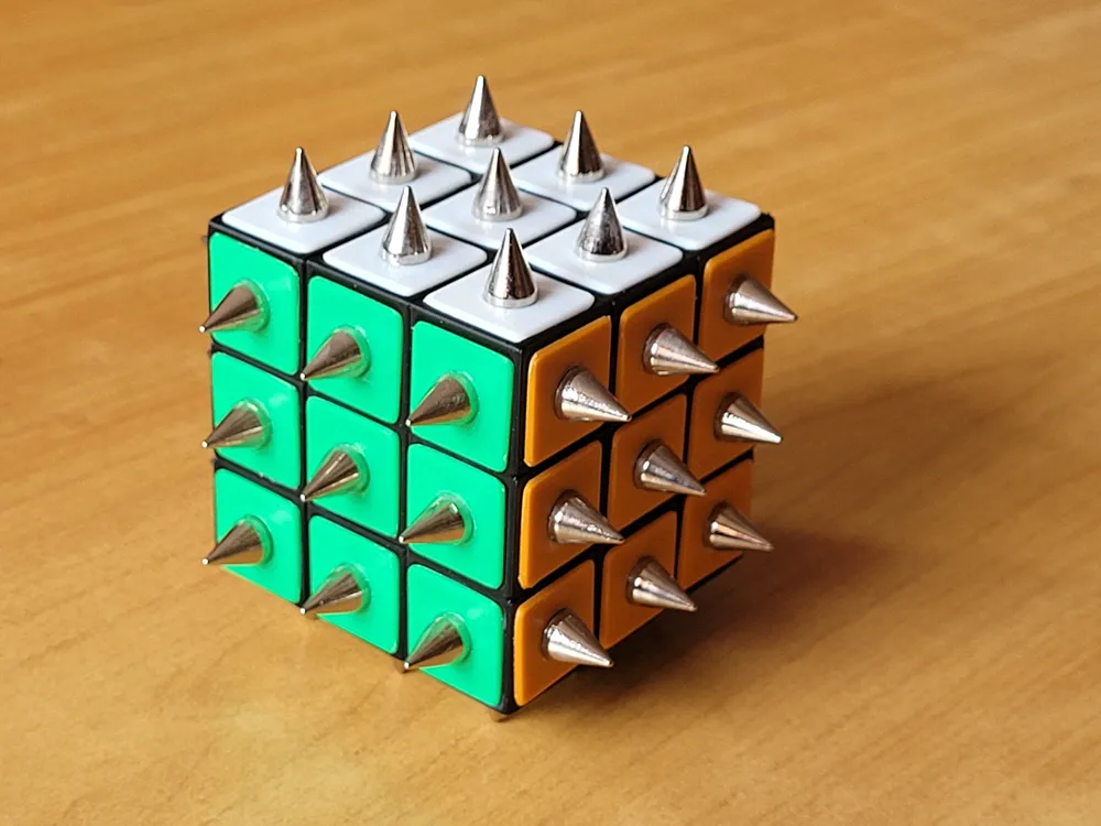 Punk Rubik's Cube - Free 3D Print Model - MakerWorld