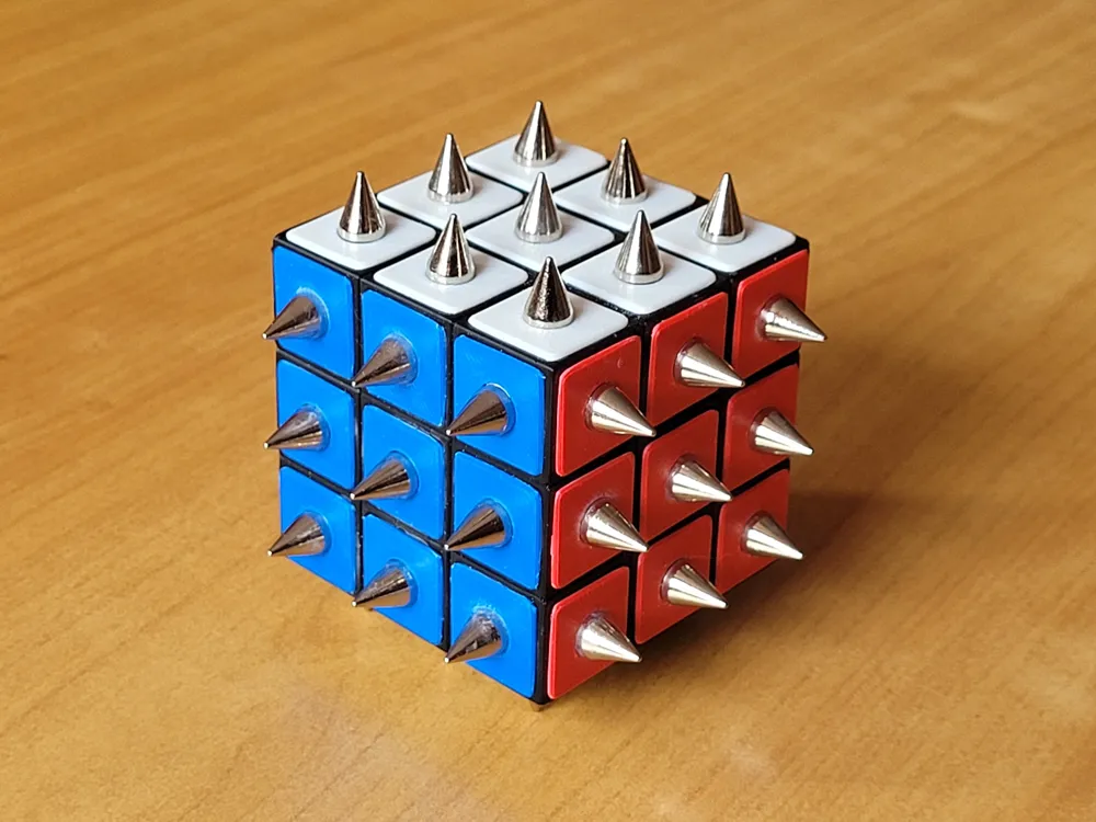 Punk Rubik's Cube - Free 3D Print Model - MakerWorld
