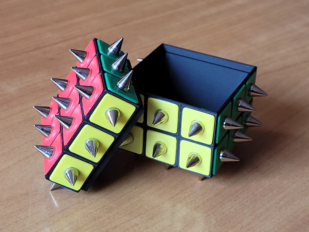 Punk Rubik's Cube - Free 3D Print Model - MakerWorld