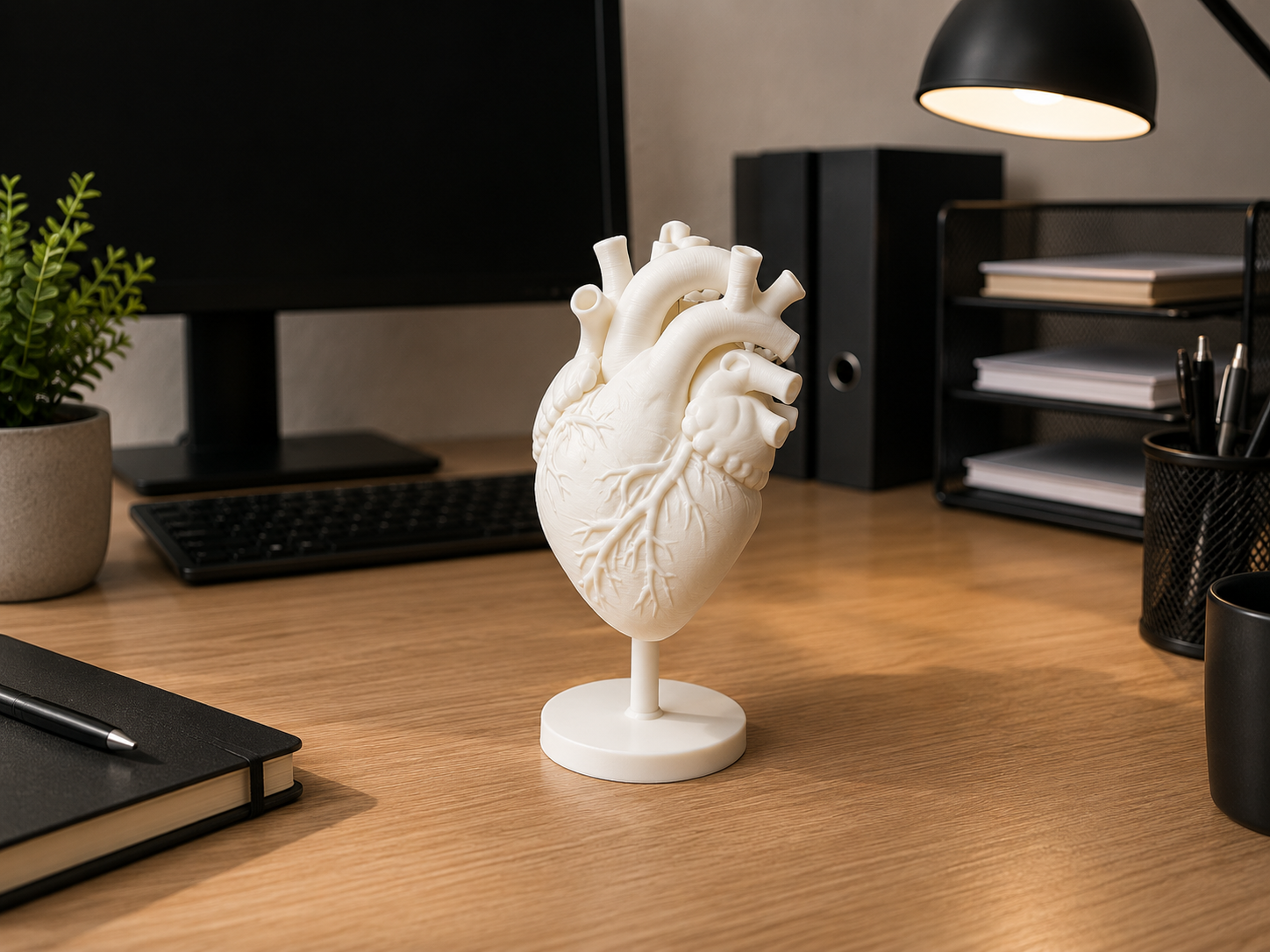 Anatomical Human Heart Model – 3d print Detailed 