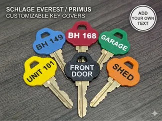 Schlage Everest Commercial Key Cover -Customizable
