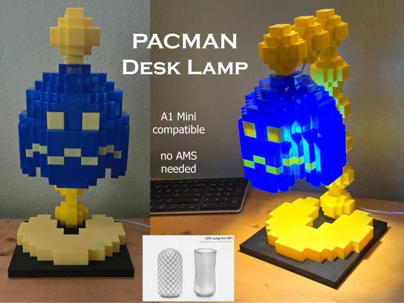 PACMAN Ghost Desk Lamp