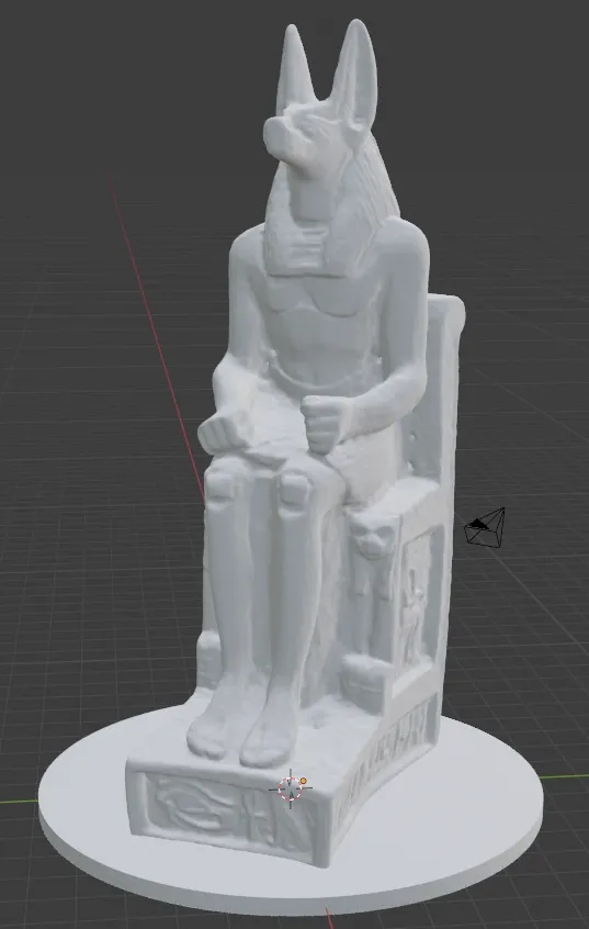 Statue of Anubis, Ancient Egyptian God of the Dead - Free 3D Print ...