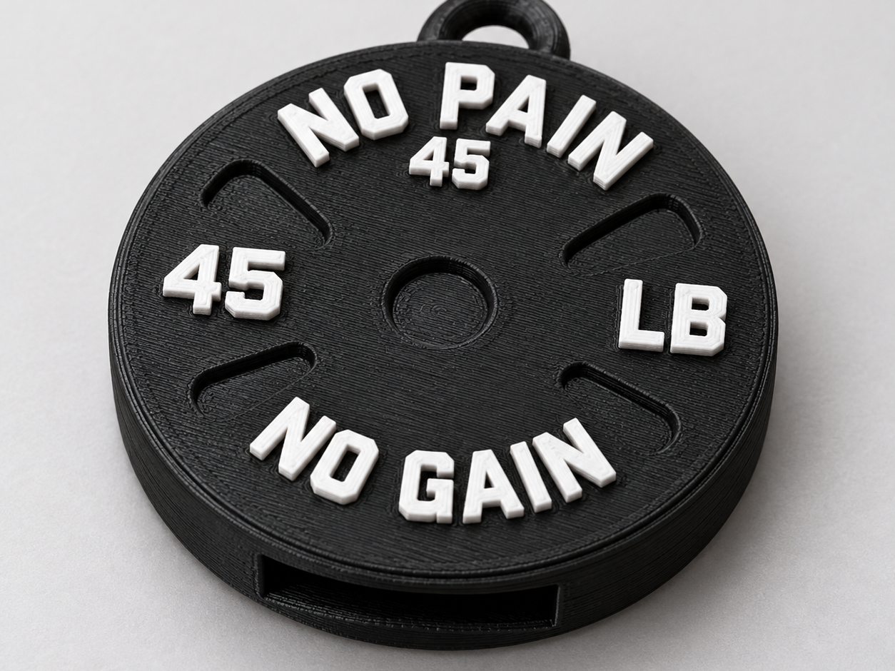Chaveiro Abridor de Latas – No Pain, No Gain - 1