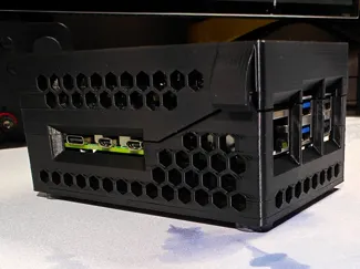 Raspberry Pi 5 PoE NVMe Duo Case (Bottom only!)
