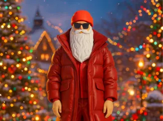 Santa Claus Urban ( Multi-Parts •  3MF File)