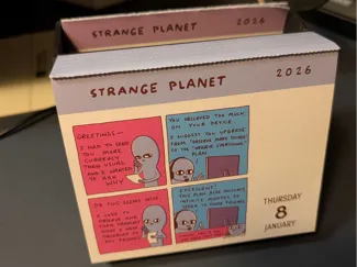 Page a Day Calendar Stand