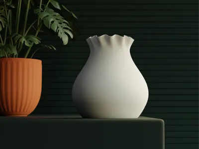 Vase for brick flowers