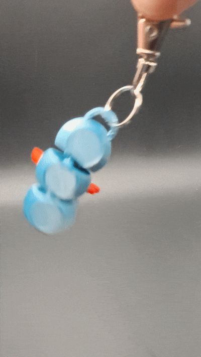 Articulated Love Bug Keychain