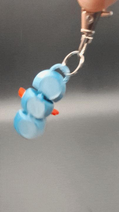 Articulated Love Bug Keychain