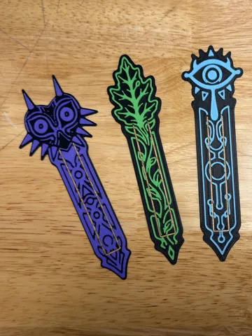 Accesorio de lectura: Zelda Bookmarks Multicolor — vista de referencia 2