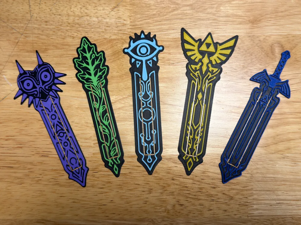 Accesorio de lectura: Zelda Bookmarks Multicolor. Referencia del modelo original.