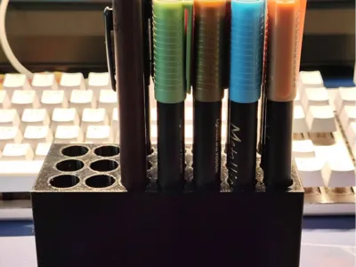 Acrylic paint pen holder*Holds 21 pens