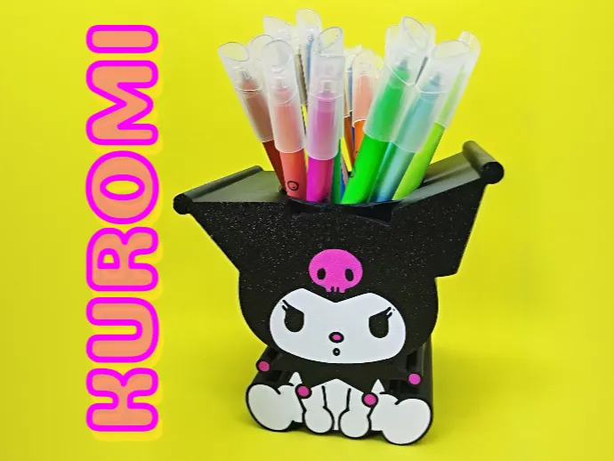 Kuromi Pencil Holder