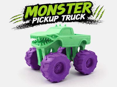 Monster Pickup Truck - T-Rex Style