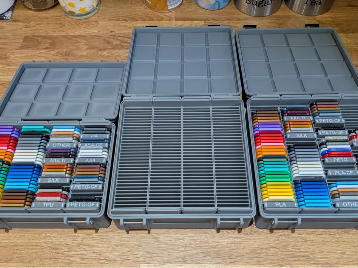 Swatch Samples - Gridfinity storage bins - Free 3D Print Model - MakerWorld
