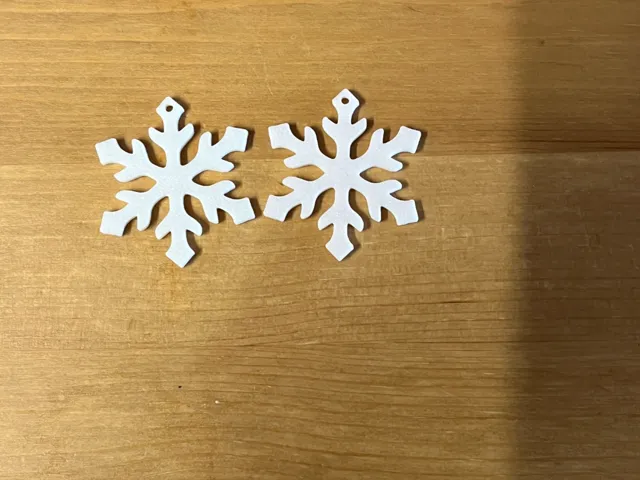 snowflake earrings
