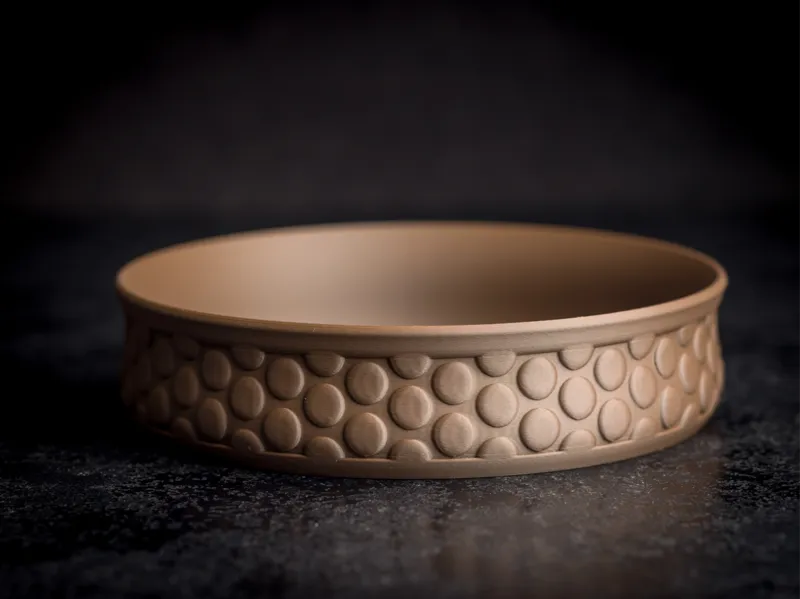 Bowl with circle pattern