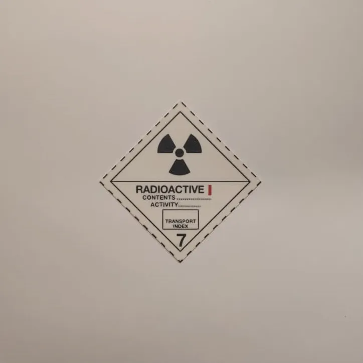 Radioactive material 7 - I (Hazard pictograms)