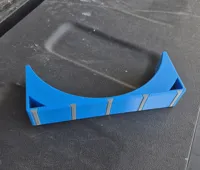 Dual-nozzle, multi-material to add TPU foot pads