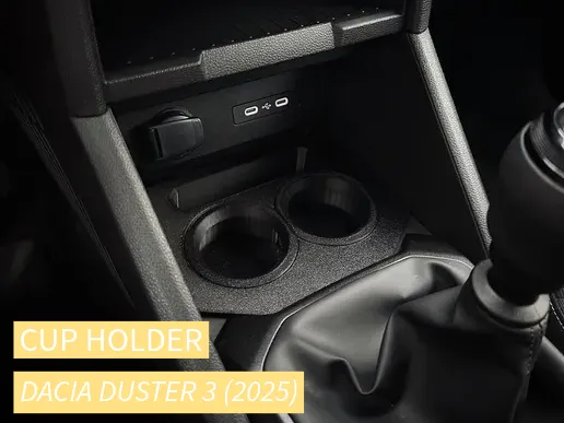 DACIA DUSTER 3 (2025)-FRONT TRAY CUP HOLDER FOR 