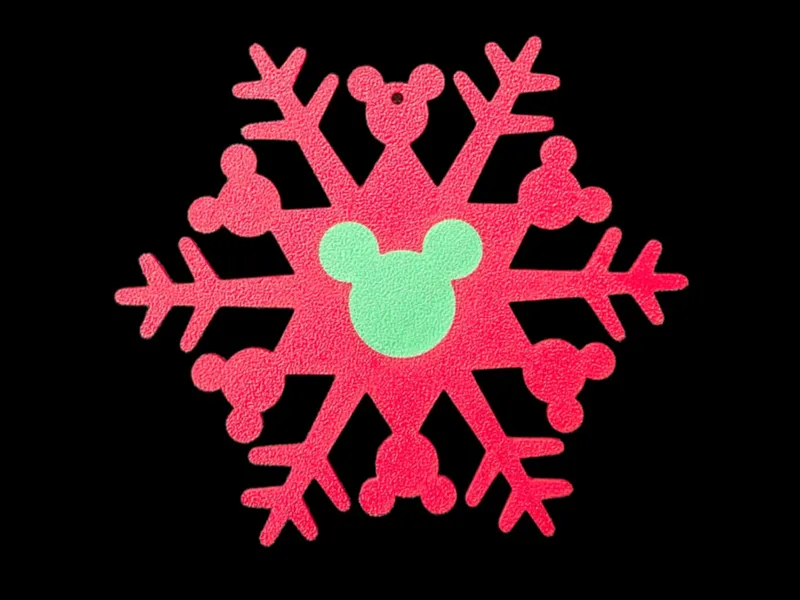 Mickey Mouse Christmas ornament 2 color