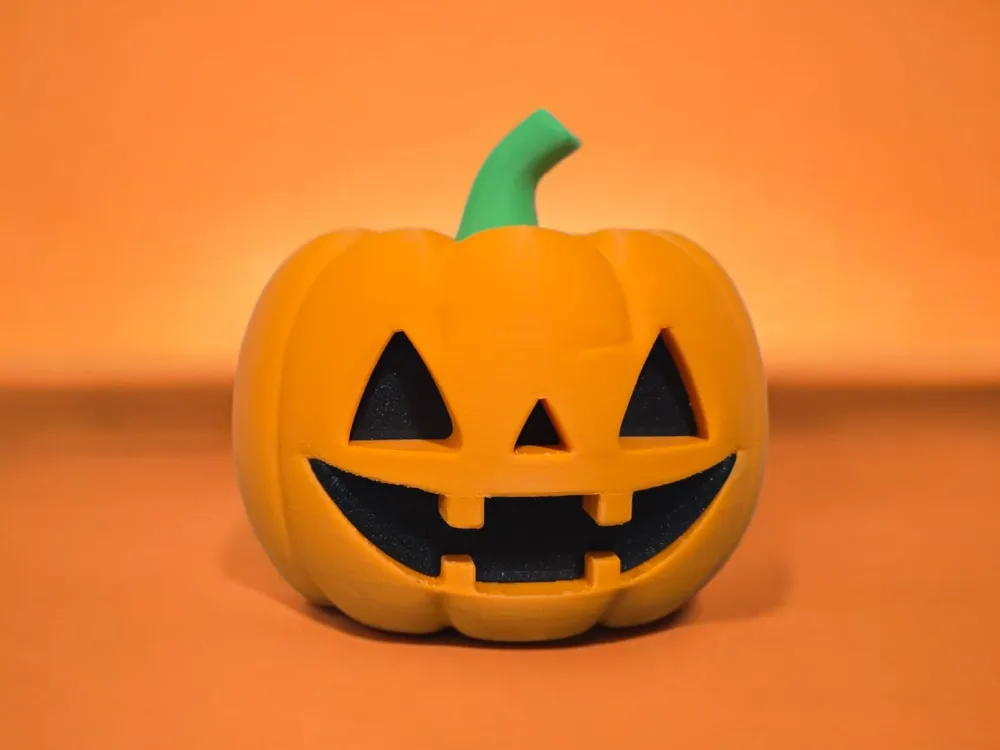 Halloween Pumpkin v.1 - Multiparts - Free 3D Print Model - MakerWorld