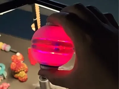 Light-Up Gyro Fidget Ball for 1 to 5 Lights (Modified Parts Only)