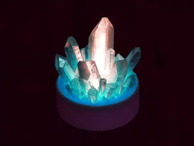 Crystal Lamp for LED Tea Light Candle