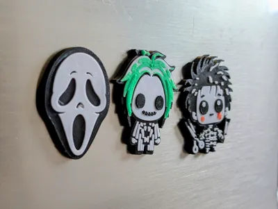 Cute Halloween Movie Characters - Magnets (Part 2) by svenson - MakerWorld