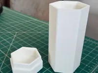 Hex Container - 0.2mm layer, 2 walls, 15% infill