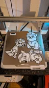 3 figures per plate 0.16mm layer, 2 walls, 100% infill