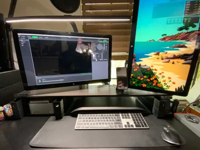 Fusion3D Monitor Riser Desk Shelf Stand