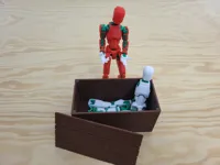 Coffre en bois pour figurine Dummy 13 — photo 2
