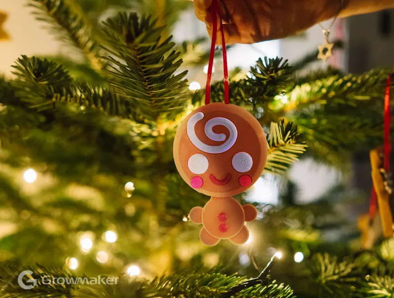 Articulated Gingerbread Ornament