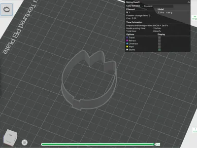 3" Tulip Cookie Cutter